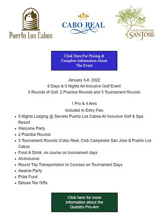Los Cabos Golf Tournament